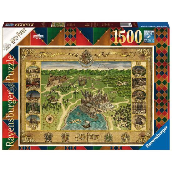 Puzzle Ravensburger Harry Potter Carte de Poudlard 1500 Pzs Puzzle Ravensburger Harry Potter Carte de Poudlard 1500 Pzs