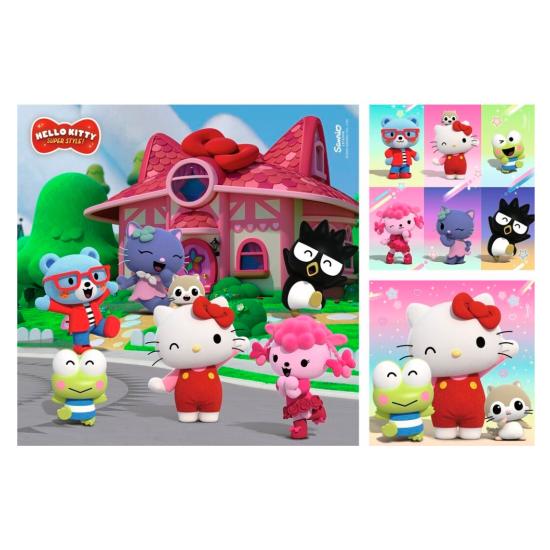Puzzle Ravensburger Hello Kitty 3x49 pièces Puzzle Ravensburger Hello Kitty 3x49 pièces