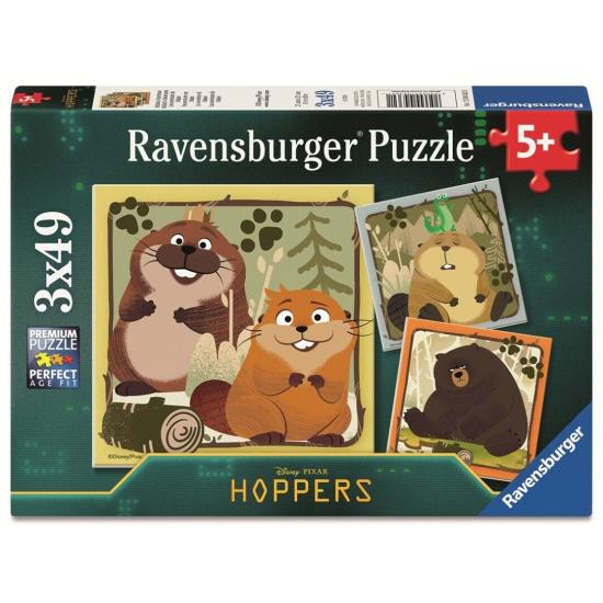 Puzzle Ravensburger Hoppers 3x49 pièces