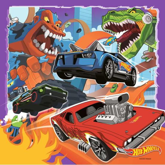 Puzzle Ravensburger Hot Wheels de 3x49 pièces