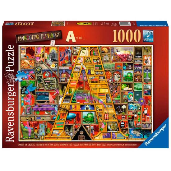 Ravensburger Incredible Alphabet "A" Puzzle 1000 pièce