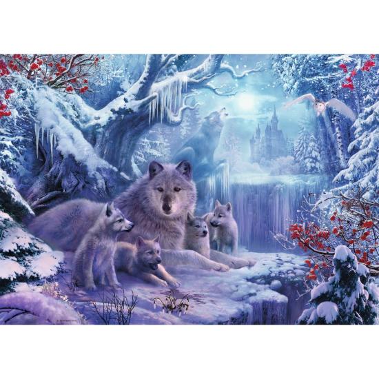 Puzzle Ravensburger L'Hiver des Loups 1000 pièces