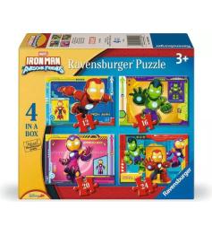 Puzzle Ravensburger Iron Man Awesome Friends 12+16+20+24 pcs