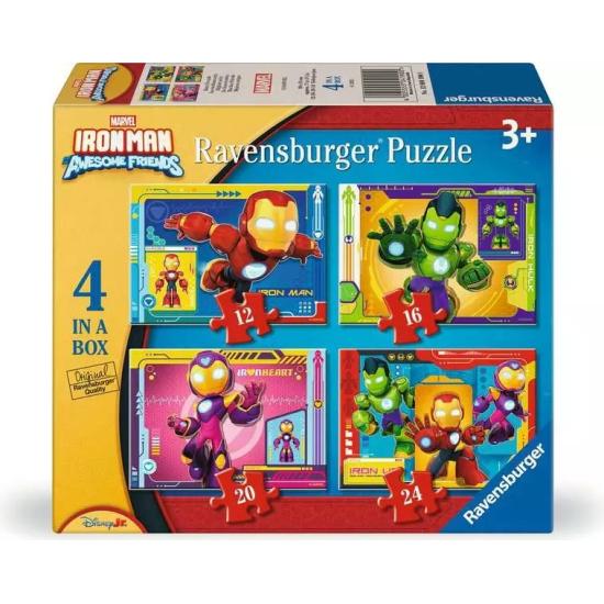 Puzzle Ravensburger Iron Man Awesome Friends 12+16+20+24 pcs