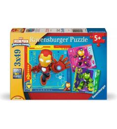 Puzzle Ravensburger Iron Man Awesome Friends 3x49 pièces