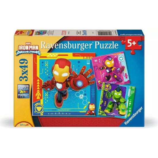 Puzzle Ravensburger Iron Man Awesome Friends 3x49 pièces