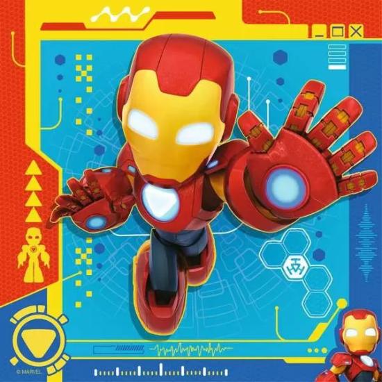 Puzzle Ravensburger Iron Man Awesome Friends 3x49 pièces