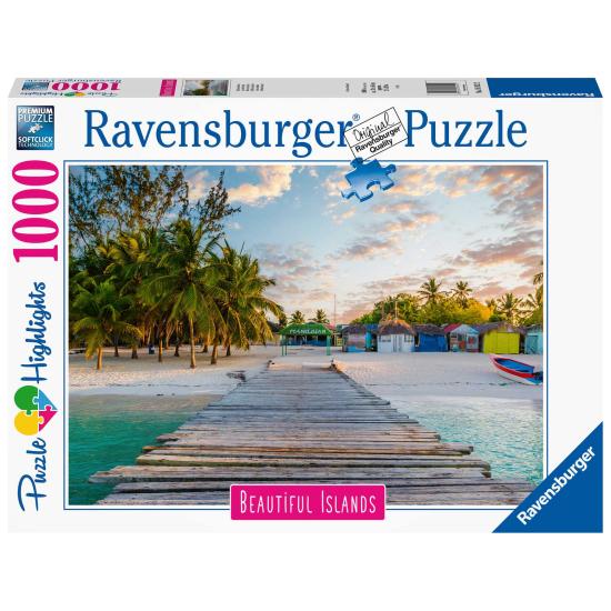 Ravensburger Île des Caraïbes Puzzle 1000 pièces