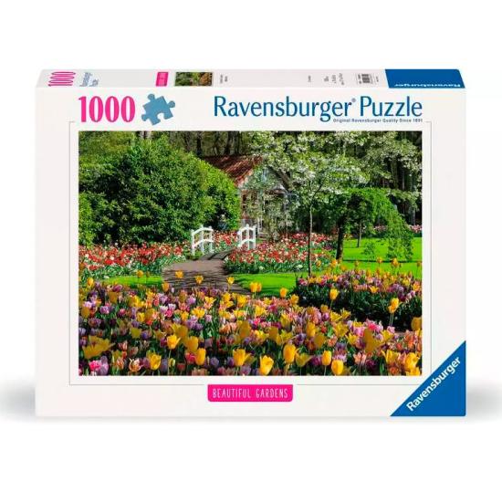 Puzzle Ravensburger Jardins de Keukenhof, Pays-Bas 1000 Pcs Puzzle Ravensburger Jardins de Keukenhof, Pays-Bas 1000 Pcs