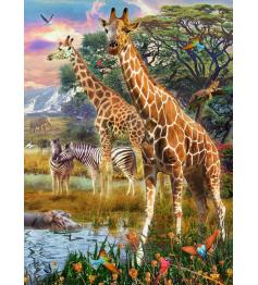 Ravensburger Puzzle Girafes en Afrique XXL 150 pièces