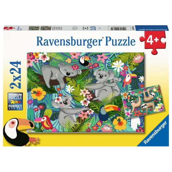 Ravensburger Koalas et Paresseux Puzzle 2x24 pièces