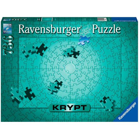 Ravensburger Krypt Green, Puzzle 736 pièces métallisé
