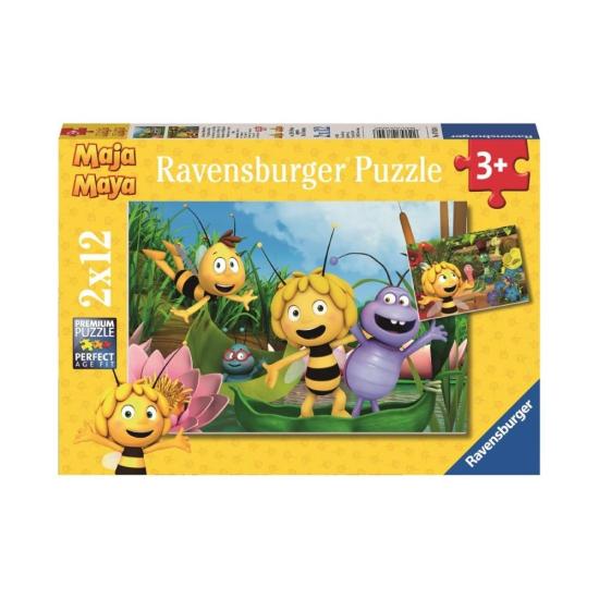 Ravensburger Puzzle Maya l'abeille 2x12 pièces