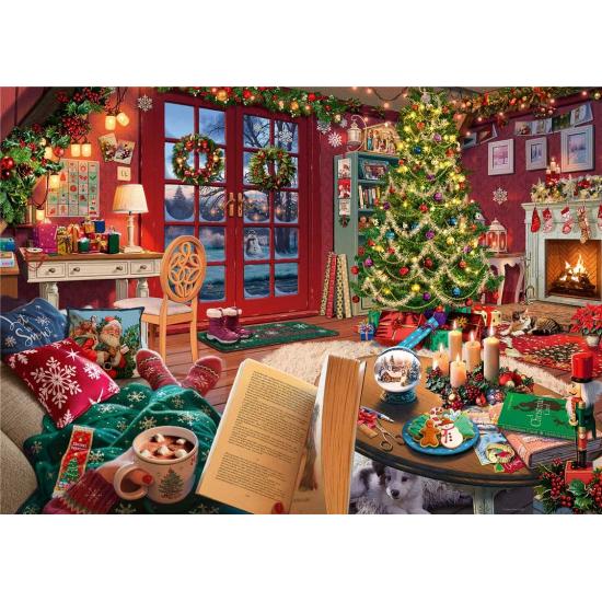 Puzzle Ravensburger Cabane de Noël 1000 pièces