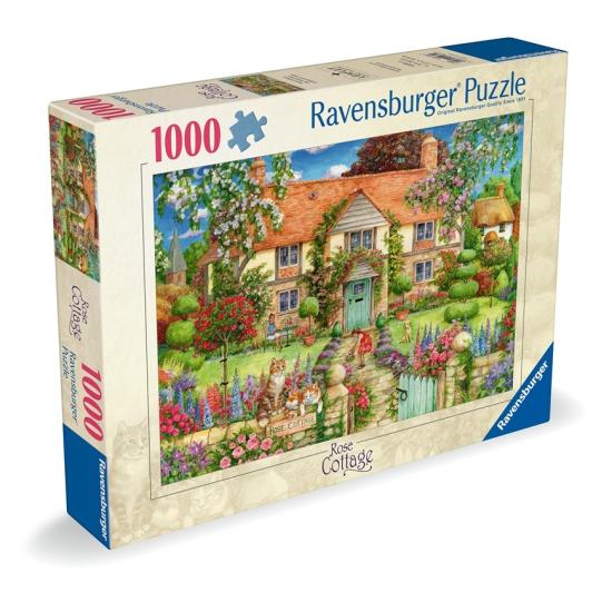 Puzzle Ravensburger La Maison De Campagne De Rose 1000 Pièces