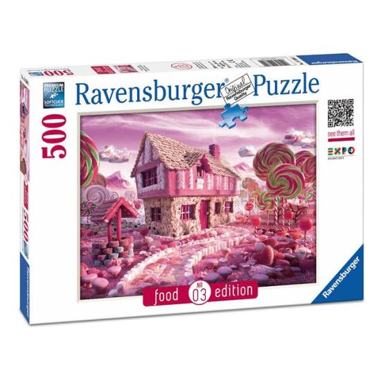 Puzzle Ravensburger The Candy House, édition alimentaire de 500