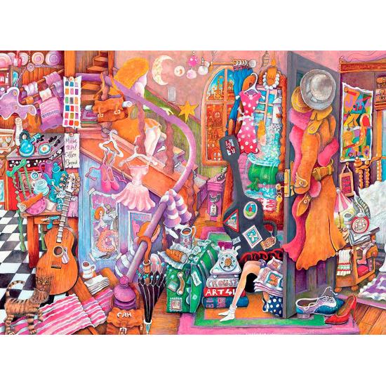 Ravensburger Puzzle La chambre de l'étudiant 500 pièces