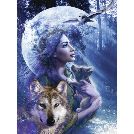 Ravensburger La femme et le loup Puzzle 1000 pièces