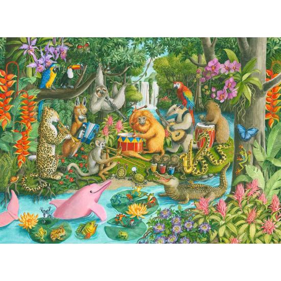 Puzzle Ravensburger L'Orchestre des Animaux XXL 100 Pcs