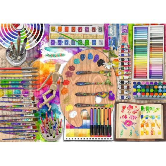 Puzzle Ravensburger La Palette De L'Artiste XXL 500 pièces