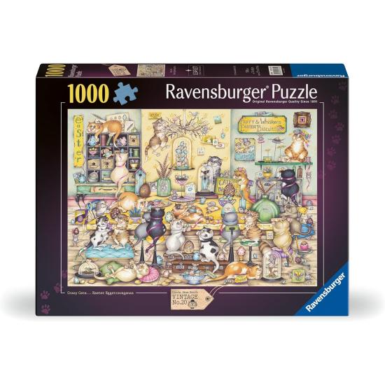 Puzzle Ravensburger Les Chats Fous Pâques 1000 Pièces