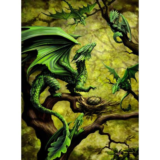 Puzzle Ravensburger La Jungle des Dragons 500 pièces