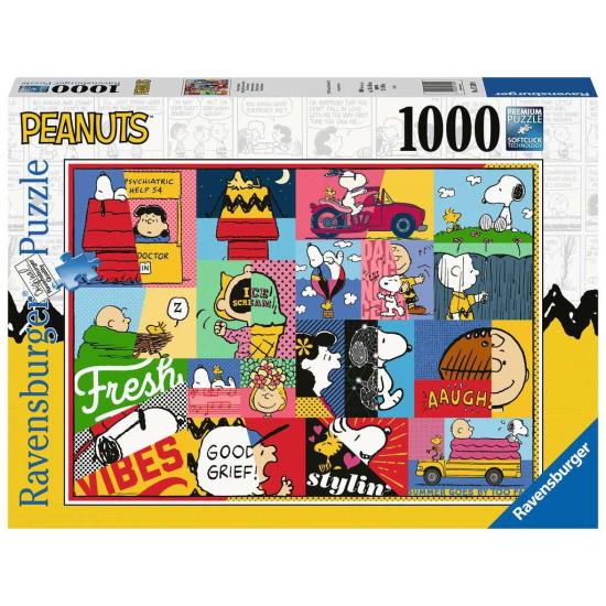 Puzzle Ravensburger La Vie de Peanuts de 1000 pièces