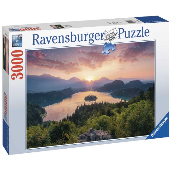 Puzzle Ravensburger Lac de Bled, Slovénie 3000 pièces Puzzle Ravensburger Lac de Bled, Slovénie 3000 pièces