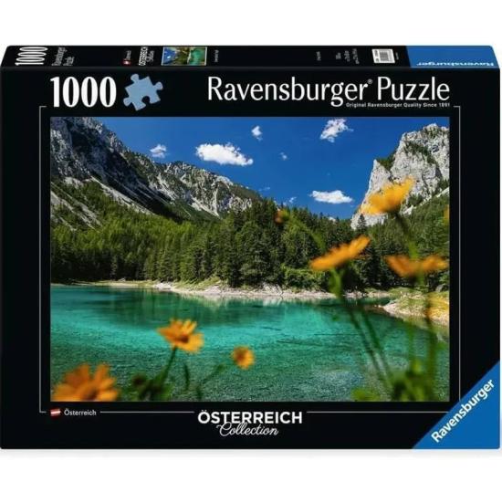 Puzzle Ravensburger Lac Vert Près De Tragöb 1000 pièces