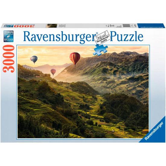 Ravensburger Les rizières en terrasses en Asie Puzzle 3000 pièce