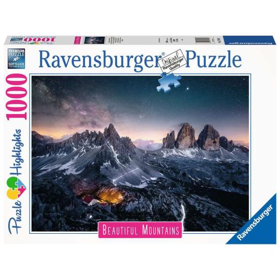 Ravensburger Puzzle Les Trois Sommets de Lavaredo, Dolomites 100 Ravensburger Puzzle Les Trois Sommets de Lavaredo, Dolomites 100