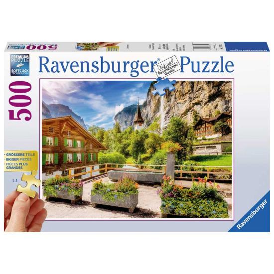 Puzzle Ravensburger Lauterbrunnen, Suisse 500 pièces XXL