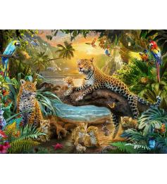 Ravensburger Puzzle Léopards dans la jungle 1500 pièces