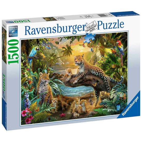 Ravensburger Puzzle Léopards dans la jungle 1500 pièces