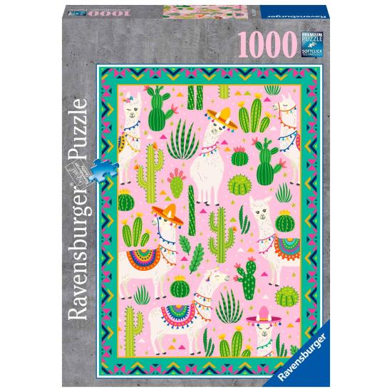 Puzzle Ravensburger Alpagas mignons 1000 pièces