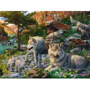 Ravensburger Loups au printemps Puzzle 1500 pièces