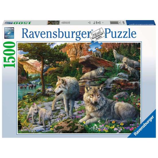 Ravensburger Loups au printemps Puzzle 1500 pièces