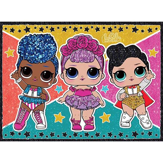 Puzzle Ravensburger LOL Stars et Paillettes XXL 100 pcs Puzzle Ravensburger LOL Stars et Paillettes XXL 100 pcs