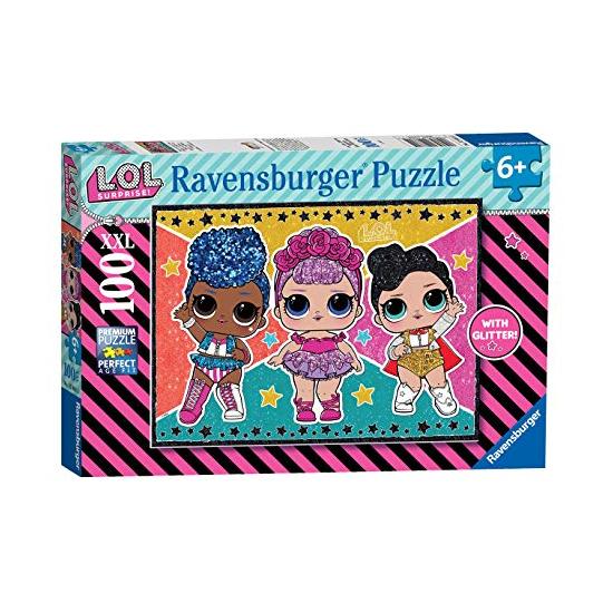 Puzzle Ravensburger LOL Stars et Paillettes XXL 100 pcs Puzzle Ravensburger LOL Stars et Paillettes XXL 100 pcs