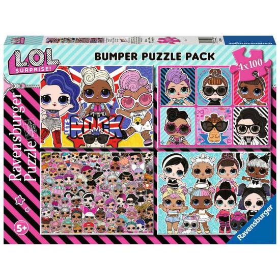 Ravensburger LOL Surprise Puzzle 4 x 100 pièces Ravensburger LOL Surprise Puzzle 4 x 100 pièces