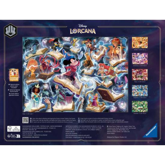 Puzzle Ravensburger Lorcana Disney: Acero 1000 Pzs