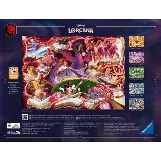 Puzzle Ravensburger Lorcana Disney: Rubí 1000 Pzs