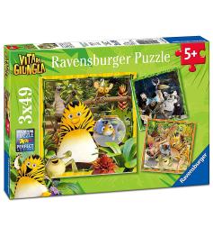 Puzzle Ravensburger Jungle Friends 3x49 pièces