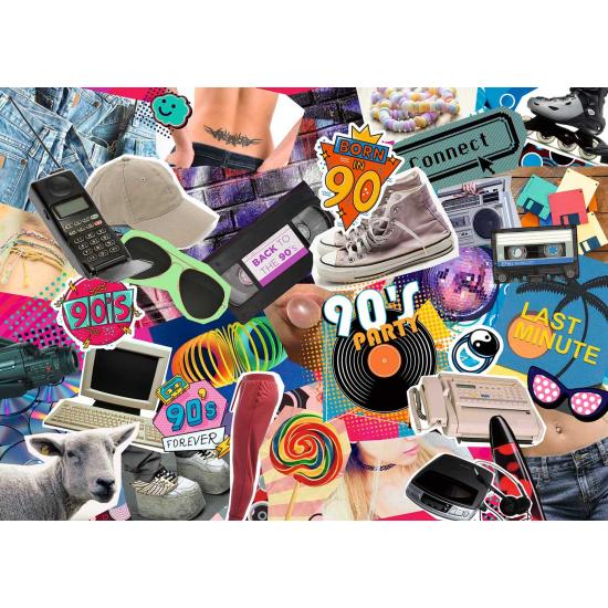 Puzzle Ravensburger Les années 90 de 1000 pièces