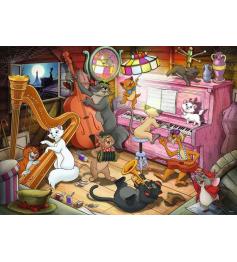 Puzzle Ravensburger Les Aristochats de 1000 pièces