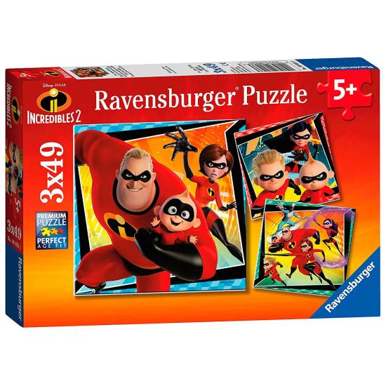 Ravensburger Puzzle Les Indestructibles 2, 3x49 pièces