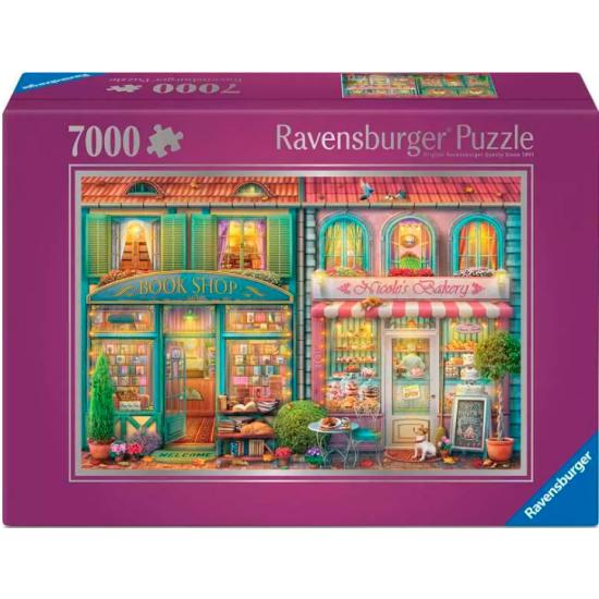 Puzzle Buchhandlung und Bäckerei 7000 Teile Ravensburger