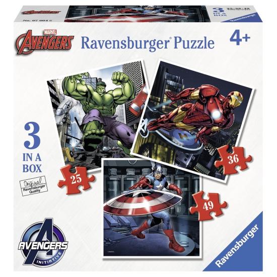 Ravensburger Puzzle Les Vengeurs Progressif 25+36+49