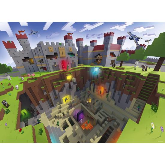 Ravensburger Puzzle Carte de Minecraft XXL 300 pièces Ravensburger Puzzle Carte de Minecraft XXL 300 pièces
