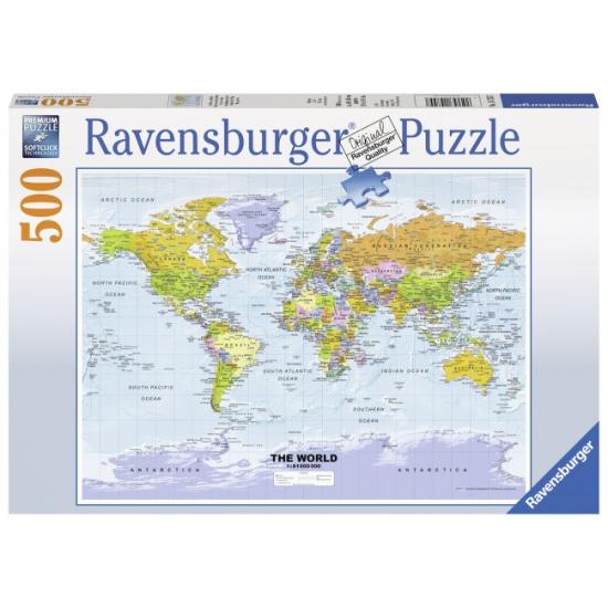 Ravensburger Carte politique Puzzle 500 pièces